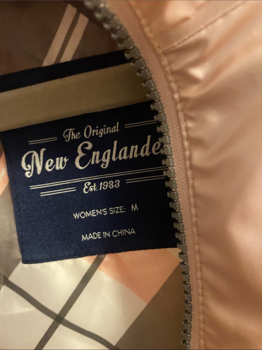 Charles River Apparel Metallic Rose Pink Hooded Raincoat - Picture 3 of 3
